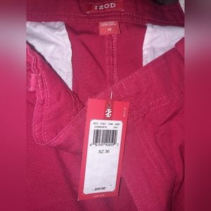 Mens Izod cargo shorts NWT